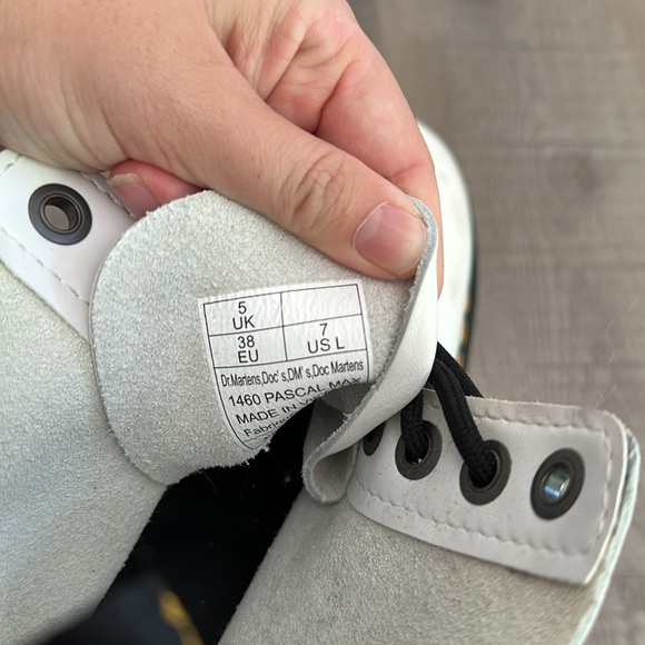 White Platform Doc Martens - Picture 2 of 3